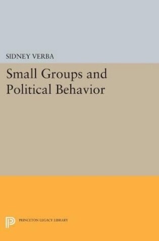 Cover of Small Groups and Political Behavior