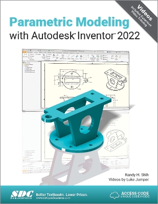 Book cover for Parametric Modeling with Autodesk Inventor 2022