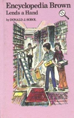 Book cover for Encyclopedia Brown Lends a Hand