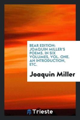 Book cover for Bear Edition