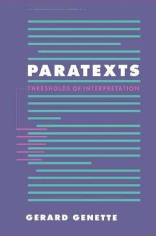 Cover of Paratexts