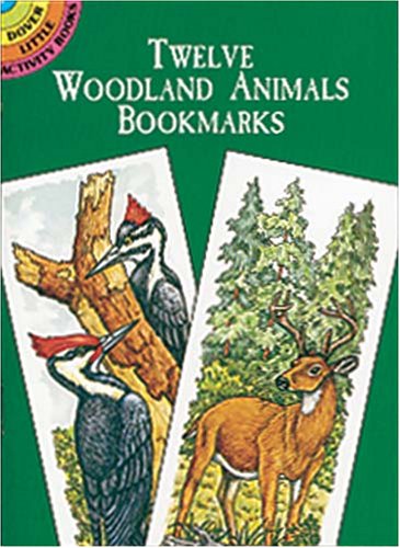 Book cover for Twelve Woodland Animals Bookmarks