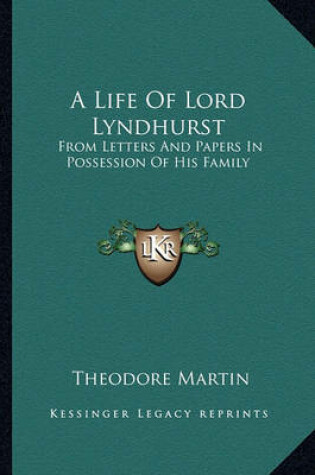 Cover of A Life of Lord Lyndhurst