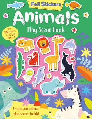 Cover of Felt Stickers Animals Play Scene Book