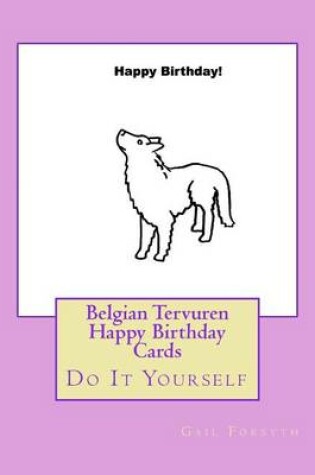 Cover of Belgian Tervuren Happy Birthday Cards