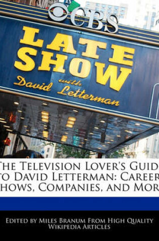 Cover of The Television Lover's Guide to David Letterman