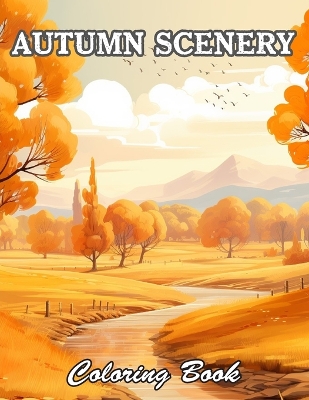 Book cover for Autumn Scenery Coloring Book