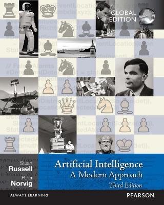 Book cover for Artificial Intelligence: A Modern Approach, Global Edition