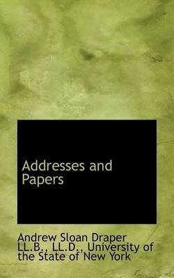 Book cover for Addresses and Papers