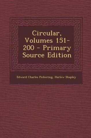 Cover of Circular, Volumes 151-200