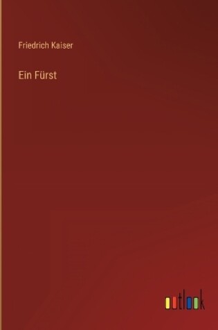 Cover of Ein Fürst