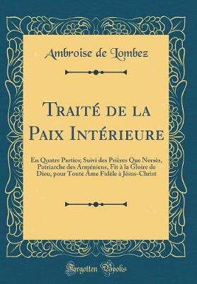 Book cover for Traite de la Paix Interieure