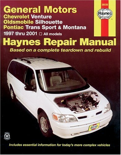 Cover of General Motors Chevrolet Venture (97-01), Oldsmobile Silhouette (97-01), Pontiac Trans Sport (97-98) and Montana (99-01) Automotive Repair Manual