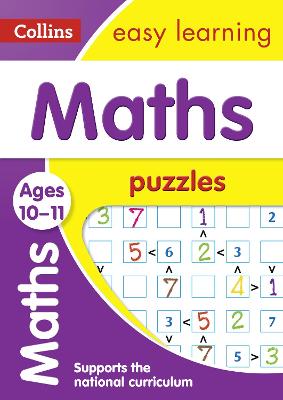 Book cover for Maths Puzzles Ages 10-11