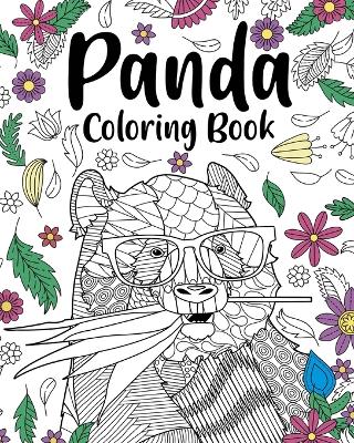 Book cover for Panda Coloring Book