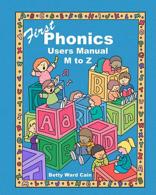 Book cover for First Phonics Users Manual M to Z