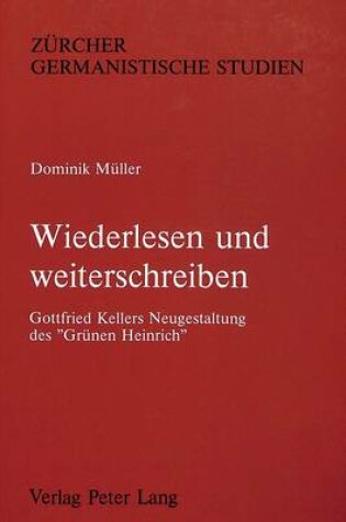 Cover of Wiederlesen Und Weiterschreiben