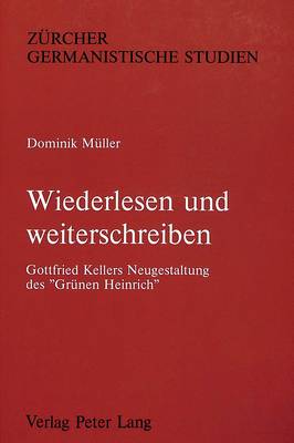 Cover of Wiederlesen Und Weiterschreiben