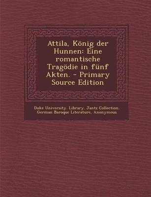 Book cover for Attila, Konig Der Hunnen