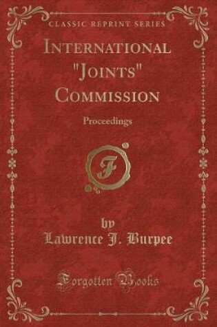 Cover of International Joints Commission