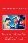 Book cover for Boxing Match Stats Book