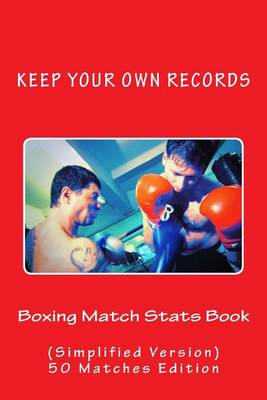 Cover of Boxing Match Stats Book