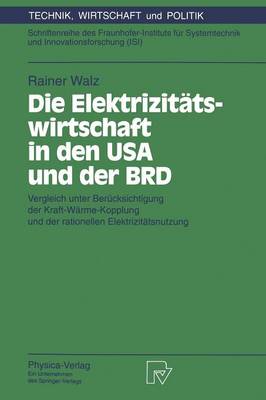 Book cover for Die Elektrizitätswirtschaft in den USA und der BRD