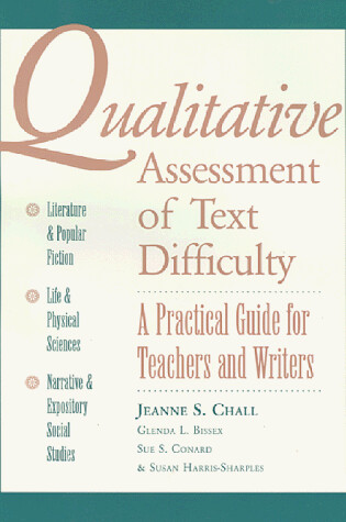 Cover of Qualitative Assessment of Text Difficulty