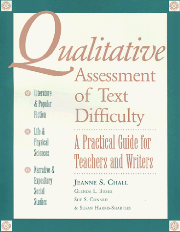 Book cover for Qualitative Assessment of Text Difficulty