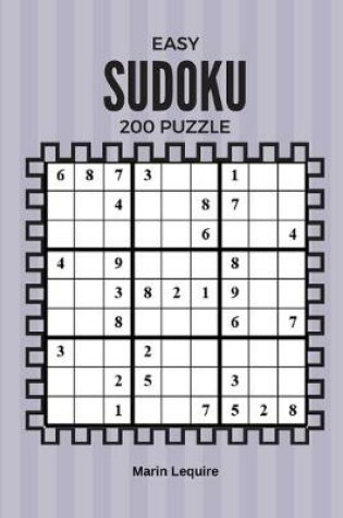 Cover of Easy Sudoku Games 200 Puzzle Book