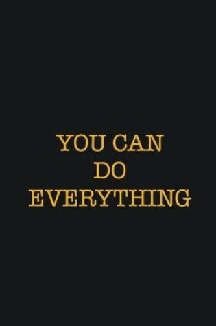 Cover of You can do Everything