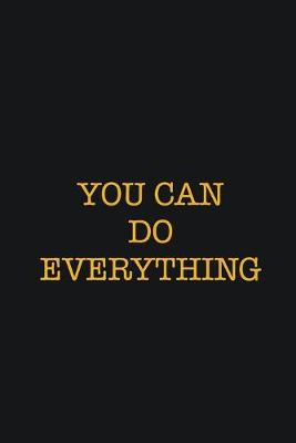 Book cover for You can do Everything