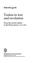 Book cover for Toulon in War and Revolution