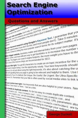 Book cover for Search Engine Optimization