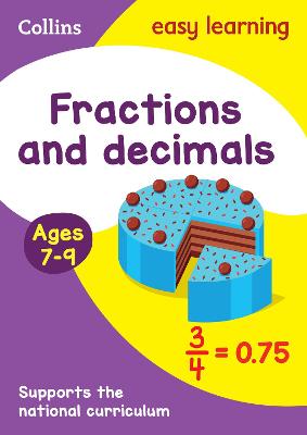 Book cover for Fractions and Decimals Ages 7-9