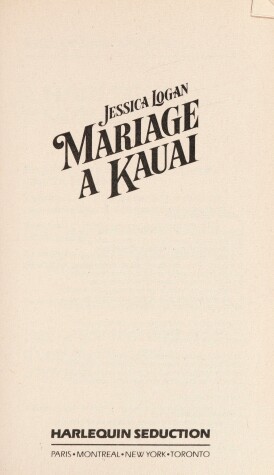 Cover of Mariage AA Kauai