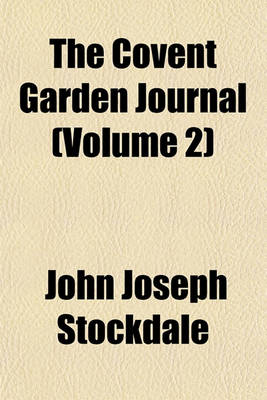 Book cover for The Covent Garden Journal (Volume 2)