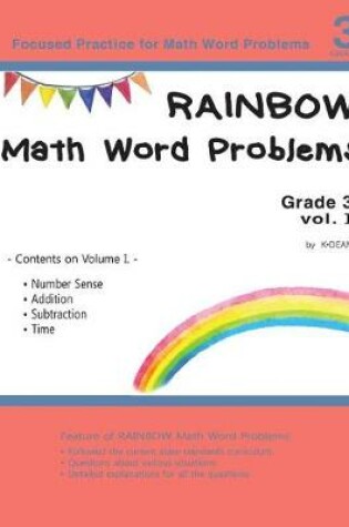 Cover of Rainbow Math Word Problems Grade 3 vol. I