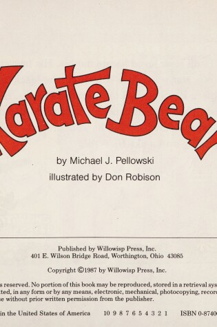 Cover of Karate Bear