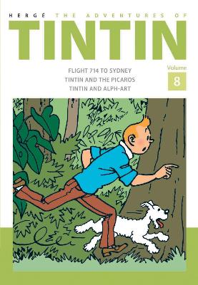 Book cover for The Adventures of Tintin Volume 8