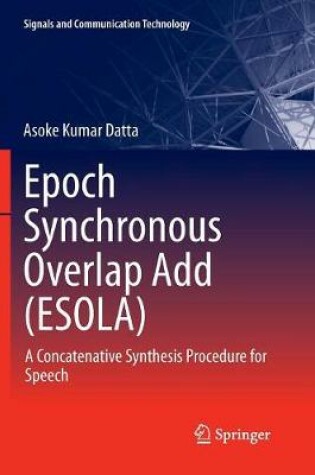 Cover of Epoch Synchronous Overlap Add (ESOLA)