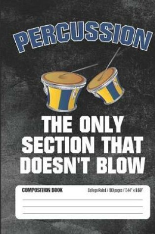 Cover of Percussion the Only Section That Doesn't Blow