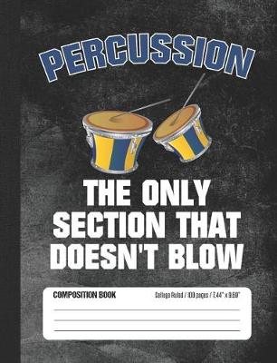 Book cover for Percussion the Only Section That Doesn't Blow