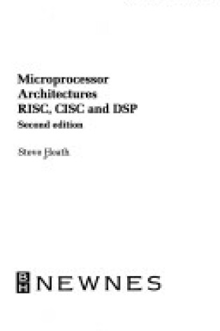 Cover of Microprocessor Architectures