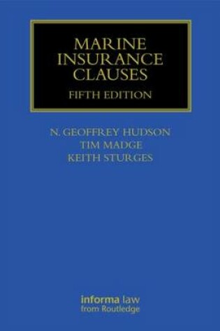 Cover of Marine Insurance Clauses