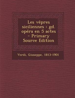 Book cover for Les Vepres Siciliennes