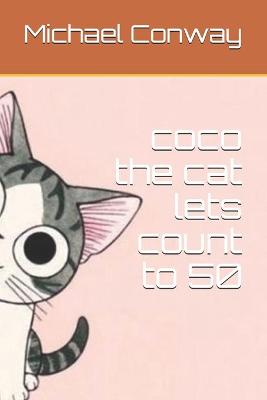 Book cover for coco the cat lets count to 50
