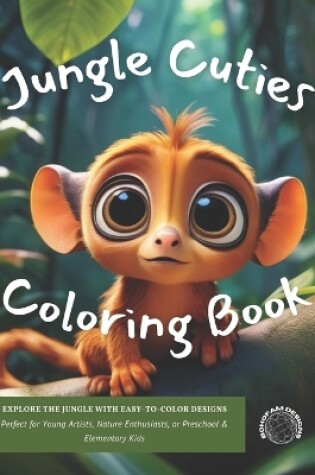 Cover of Jungle Cuties Coloring Book