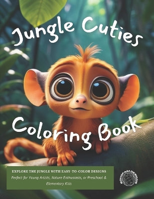 Cover of Jungle Cuties Coloring Book