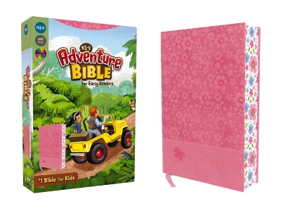 Book cover for NIrV, Adventure Bible for Early Readers, Leathersoft, Pink, Full Color